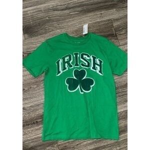 T-shirt boys size 10/12 L green